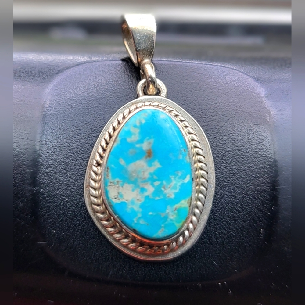 Navajo Turquoise Pendant